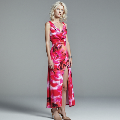 Drune | Maxikleid mit Tropischem Muster