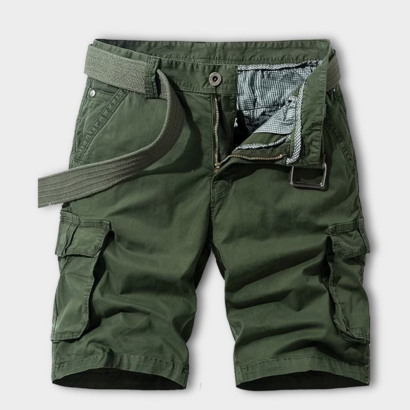 Drune | Cargo Shorts mit Gürtel