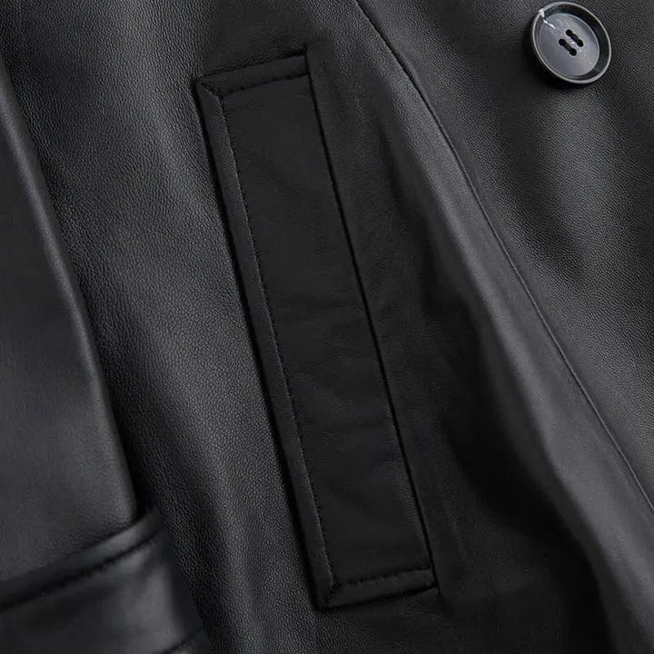 Drune | Angel Leder-Trenchcoat für Damen