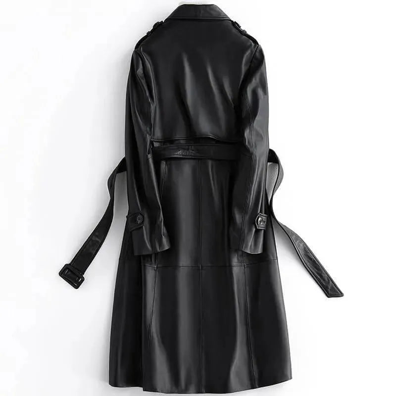 Drune | Angel Leder-Trenchcoat für Damen