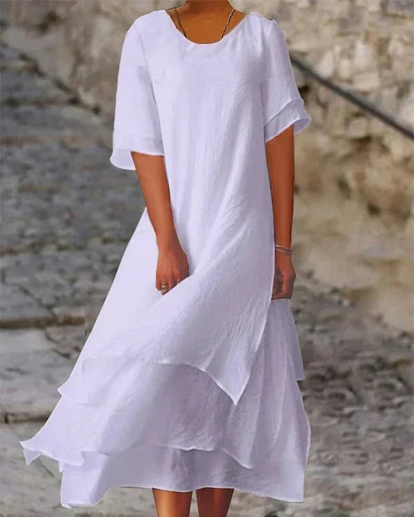 Drune | Leichtes Sommerkleid aus Baumwolle für Elegante Auftritte