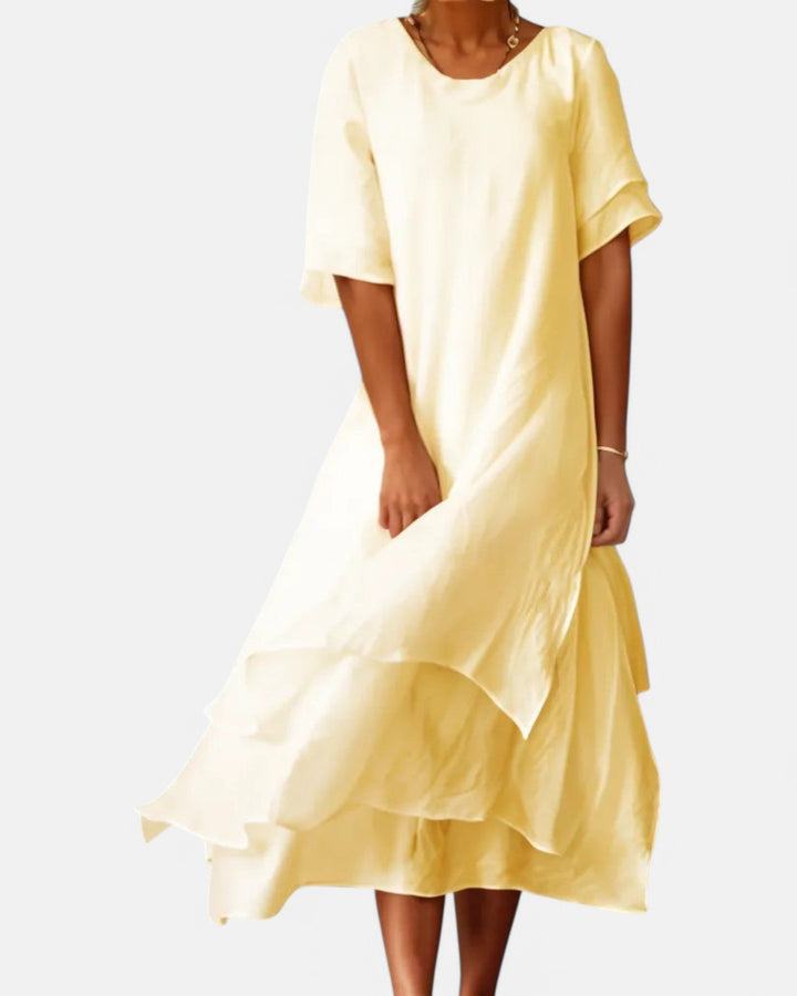 Drune | Leichtes Sommerkleid aus Baumwolle für Elegante Auftritte