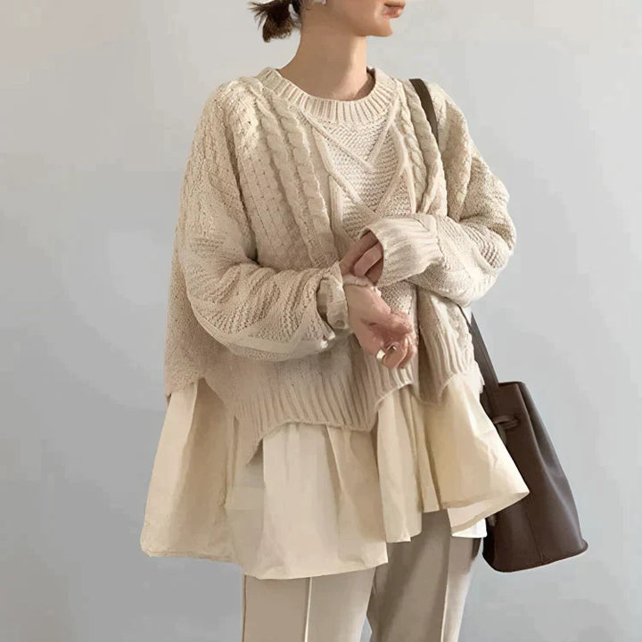 Drune | Pullover Mit Rundhalsausschnitt