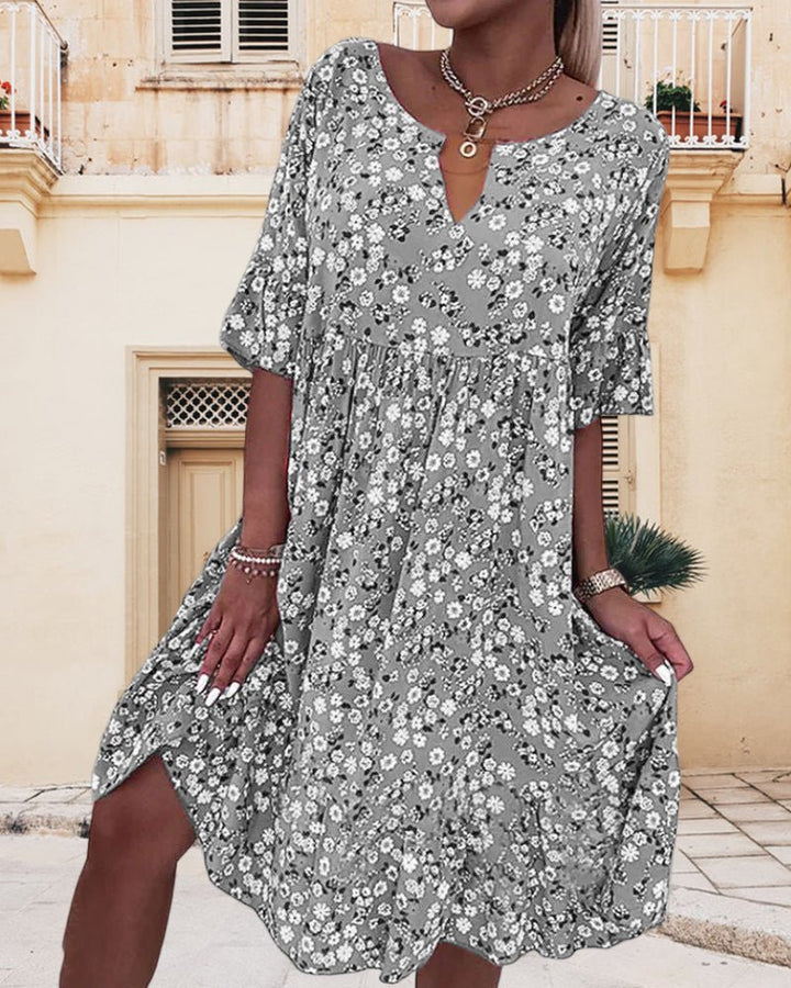 Drune | Damen Blumenkleid Feminin, Fließend & Vielseitig