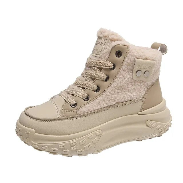 Drune | Schneestiefel Für Frauen Mit Dicker, Warmer Sohle