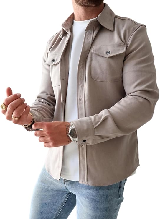 Drune | Baumwollmischung lässige Overshirt