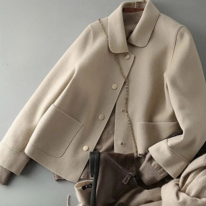 Drune | Revers Langarm Kurzjacke für Damen