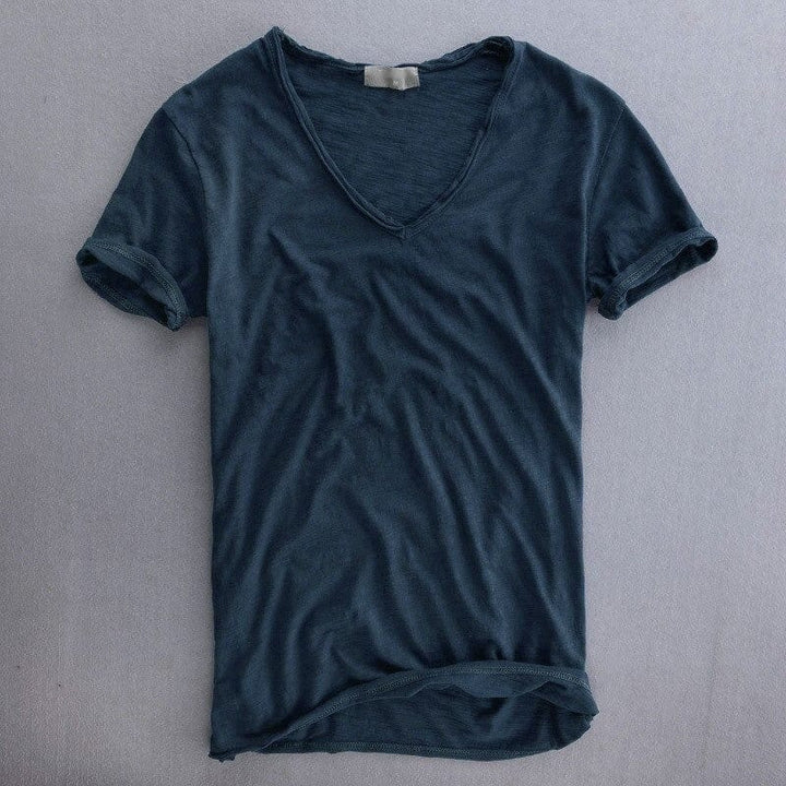 Drune | Herren T-shirt Klassisches Slim Fit Shirt Aus Weichem Material