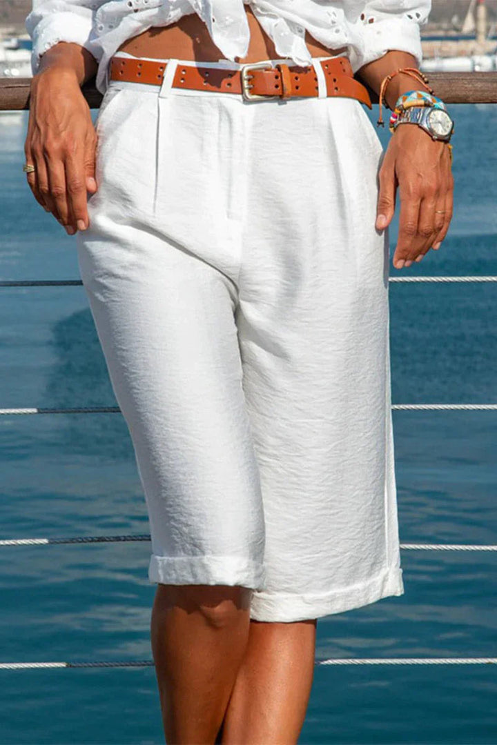 Drune | Knielange Shorts Stilvoll, Bequem und Zeitlos