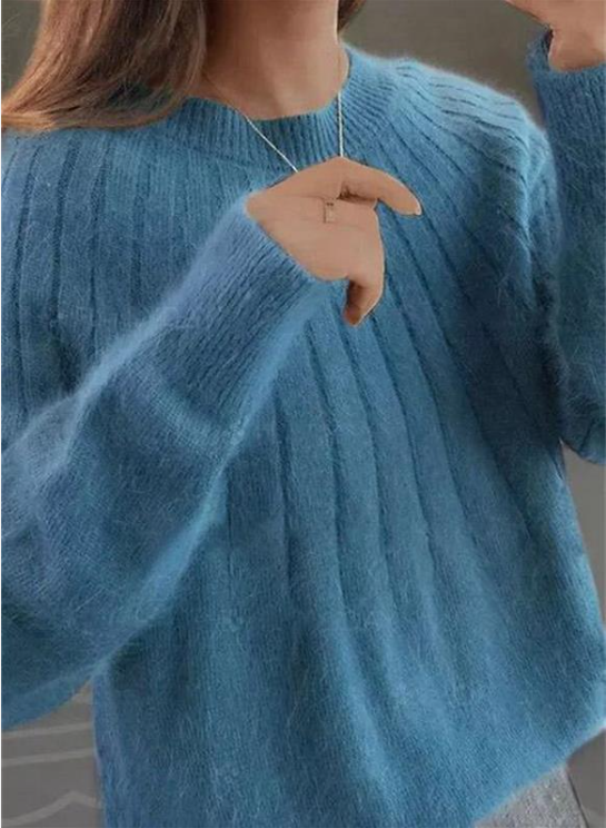 Drune | Flauschiger Strickpullover aus Kaschmir