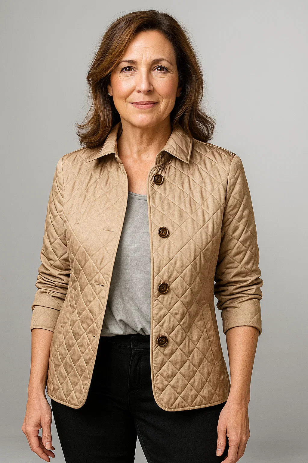 Drune | Gesteppte Jacke mit klassischem Muster