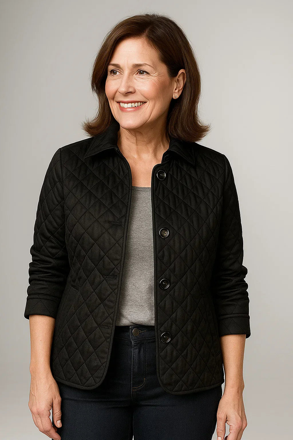 Drune | Gesteppte Jacke mit klassischem Muster
