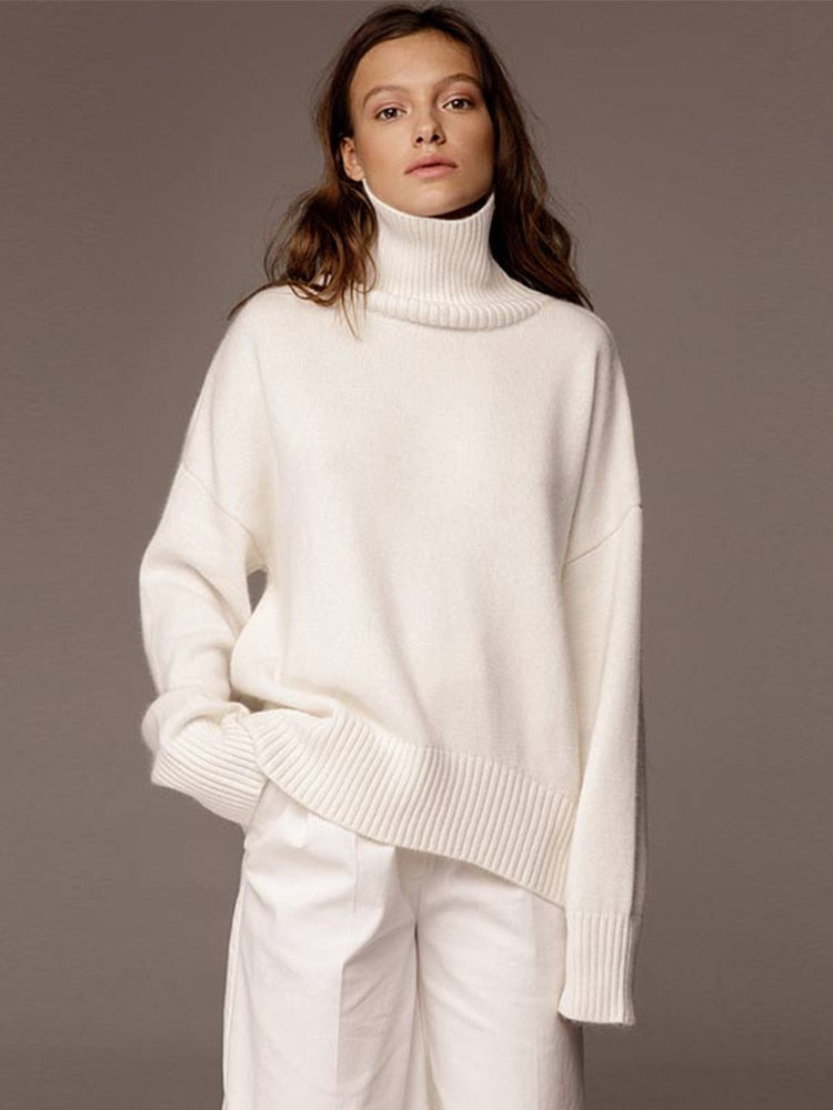 Drune | Oversized Rollkragenpullover für Damen