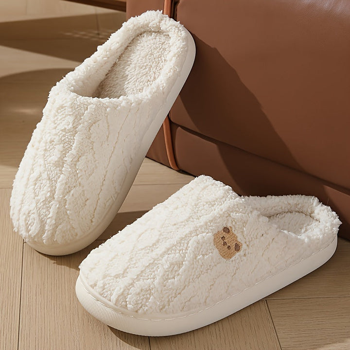 Drune | Kuschelige Plüschgefütterte Winterpantoffeln – Warm Und Bequem Für Den Winter