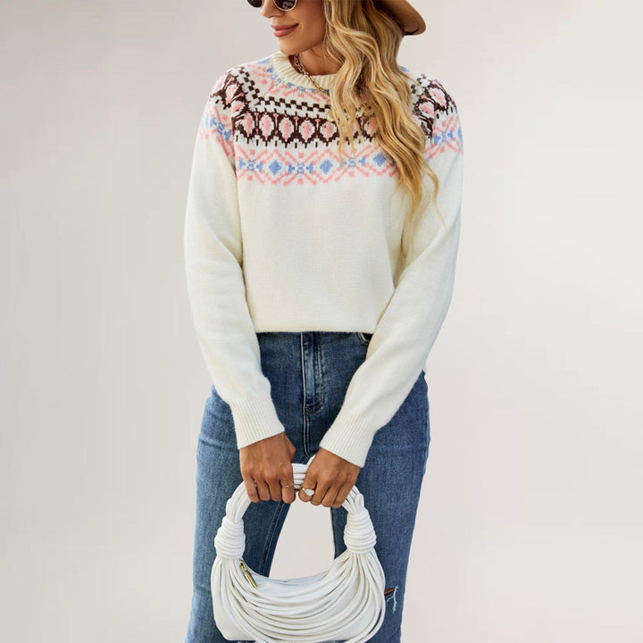 Drune | Weinlese Strickpullover