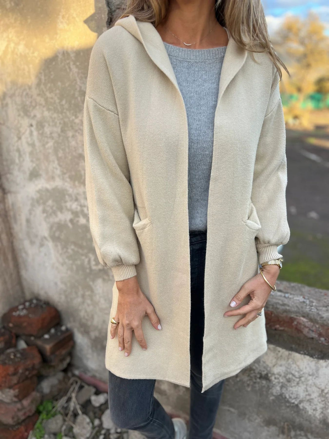 Drune | Casual-Jacke mit Kapuze und Taschen