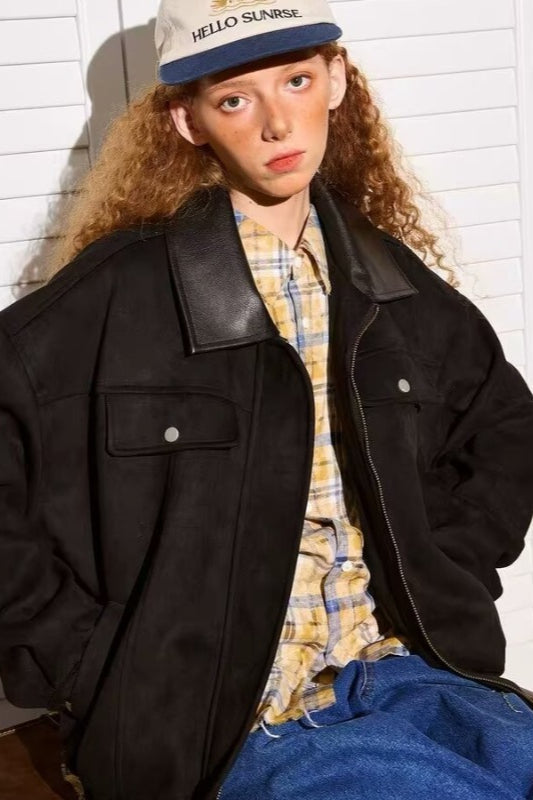 Drune | Wildleder Freizeitjacke