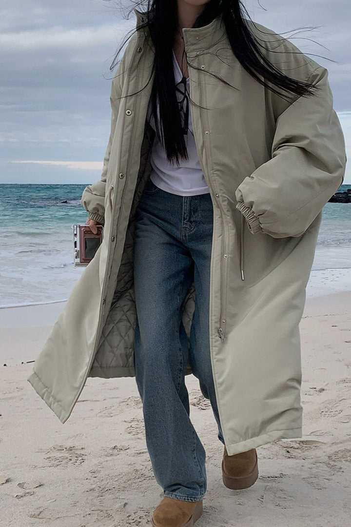 Drune | Fit Longline Pufferjacke