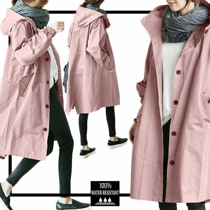 Drune | Regenjacke mit Kapuze - Wasserdicht - Oversized Windbreaker