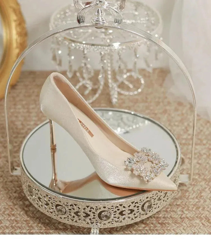 Drune | Brautschuhe Stiletto mit Strass