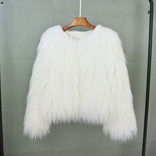 Drune | Eleganter Warmer Kunstpelzmantel für Herbst und Winter