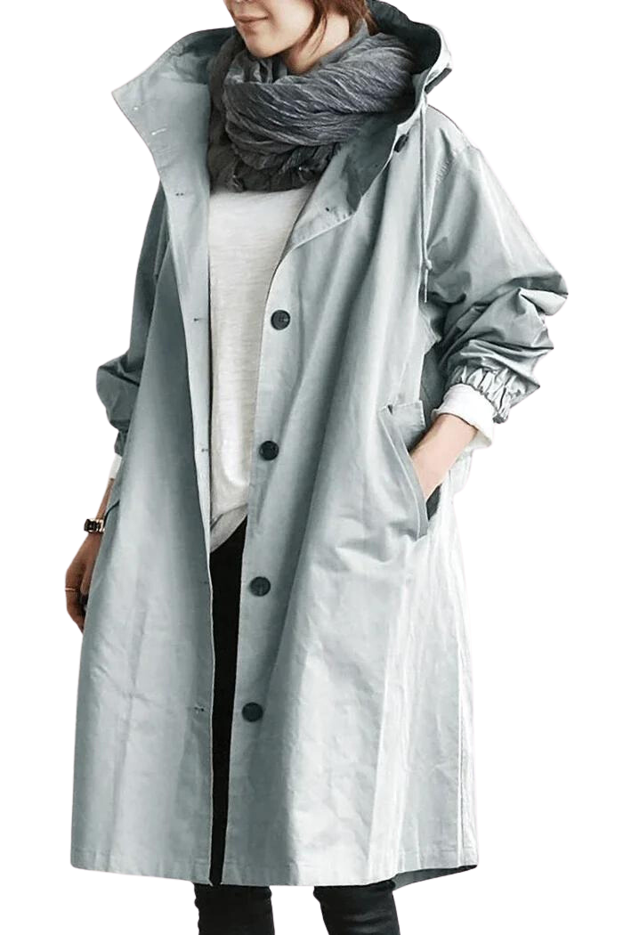 Drune | Übergroße Kapuzen-Windbreaker-Regenjacke
