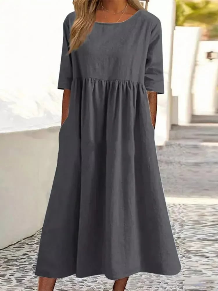 Drune | Elegantes, Bequemes Baumwollkleid