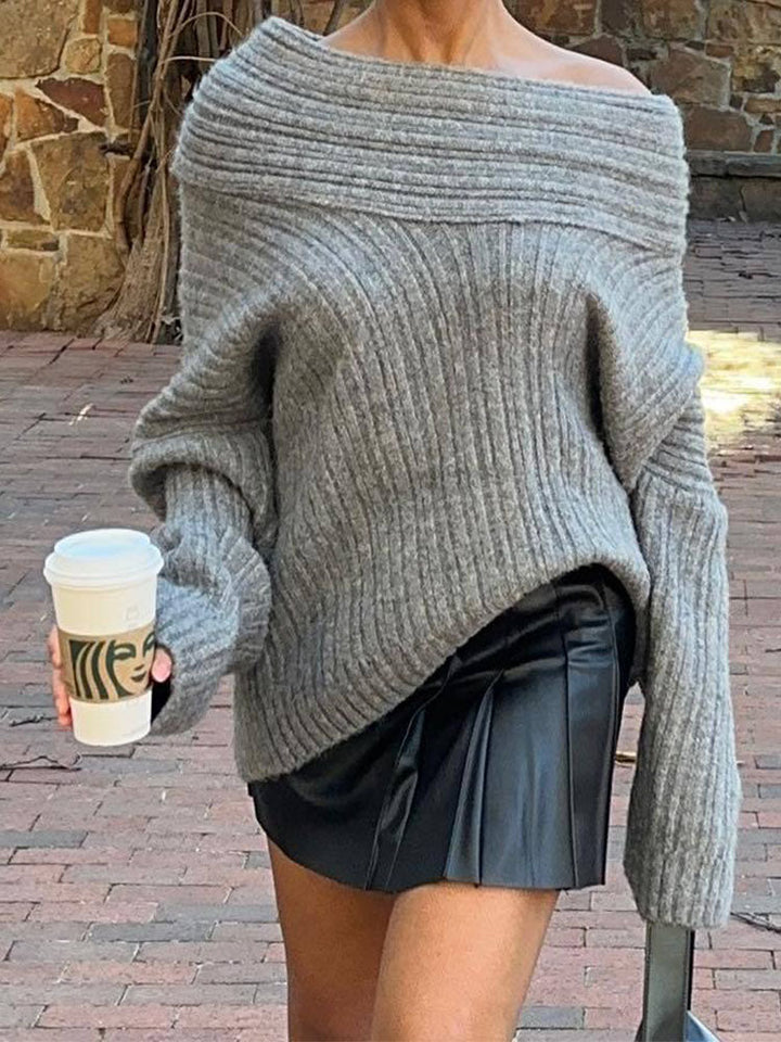 Drune | Rippstrickpullover Weiche Wolle Elegant und Warm