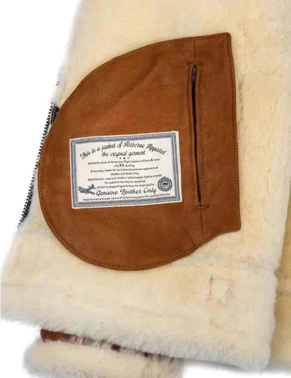 Drune | Winter Lammfelljacke mit Pelzkapuze