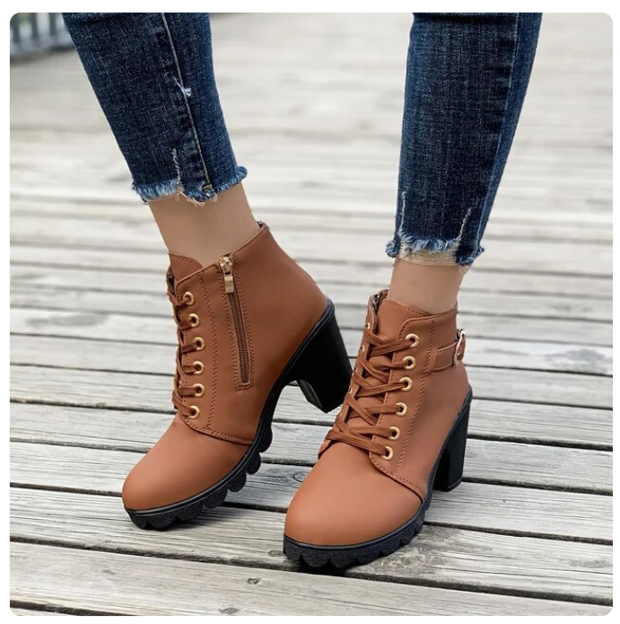 Drune | Damen Stiefeletten - Reißverschluss