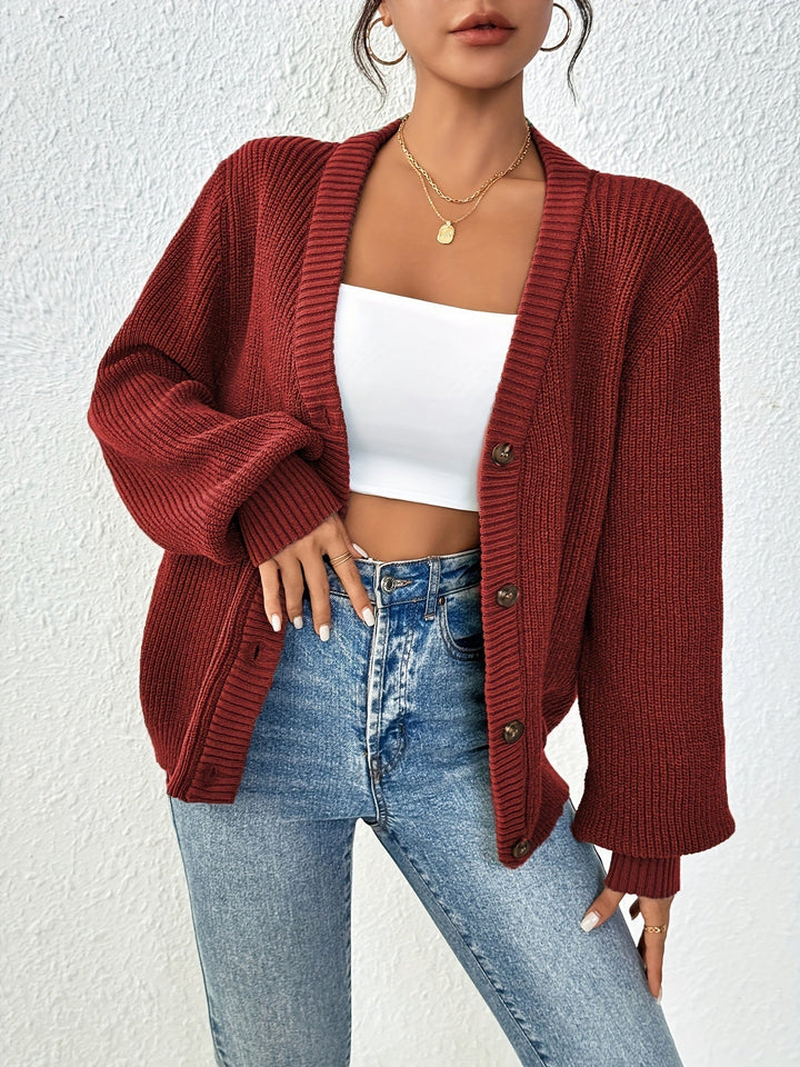 Drune | warmer Baumwolle Strickcardigan für Damen - Perfekt für lässige Tage