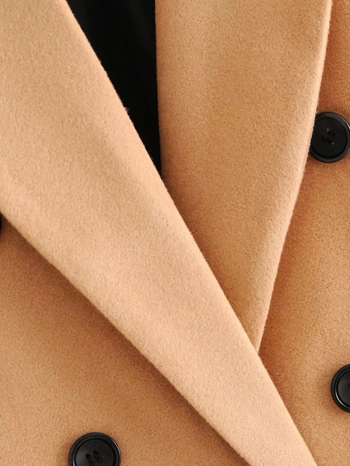 Drune | Zweireihige Jacke mit Kapuze