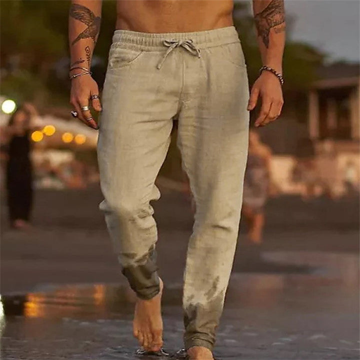 Drune | Lässige Leinenhose Für Herren