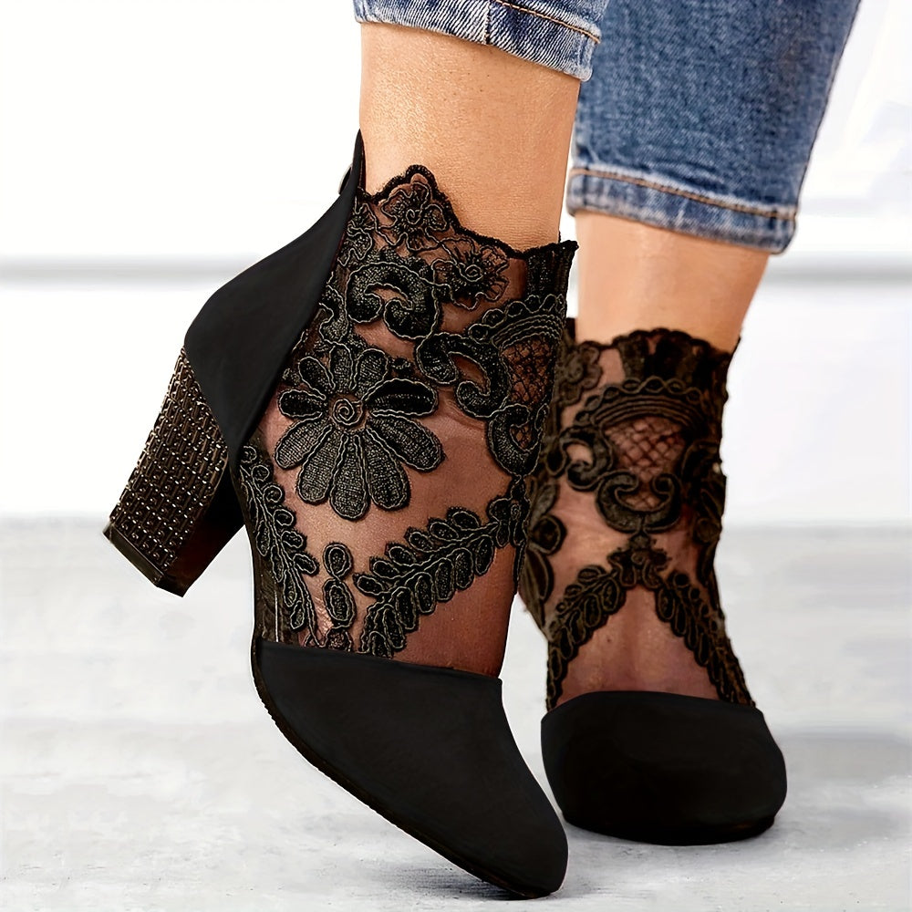 Drune | Spitzen Stiefeletten für Damen