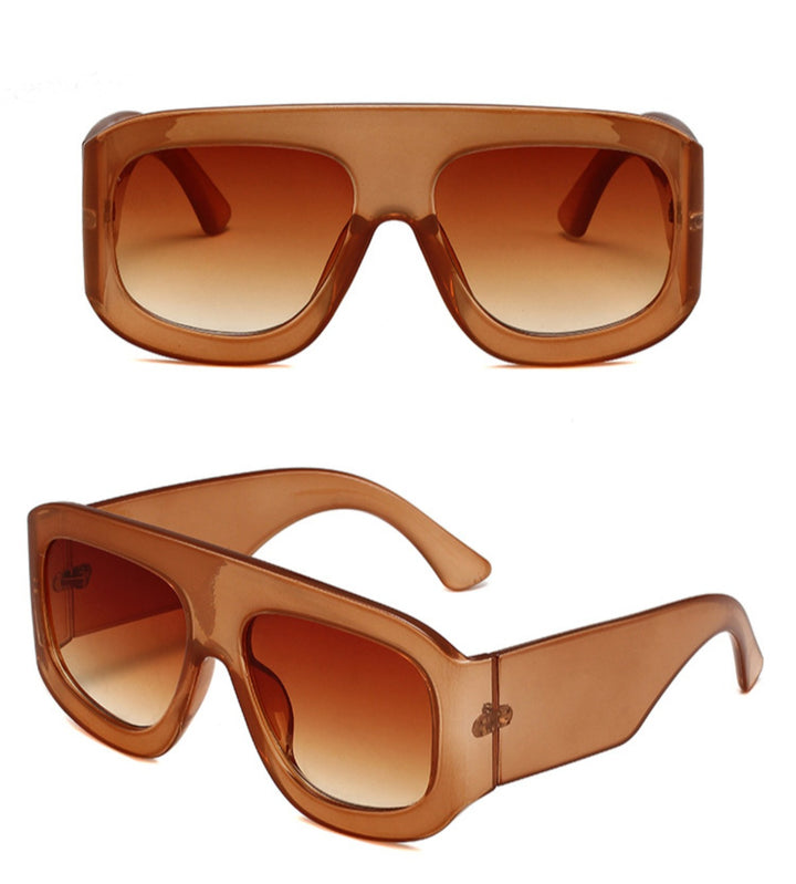 Drune | Große quadratische einfache Sonnenbrille