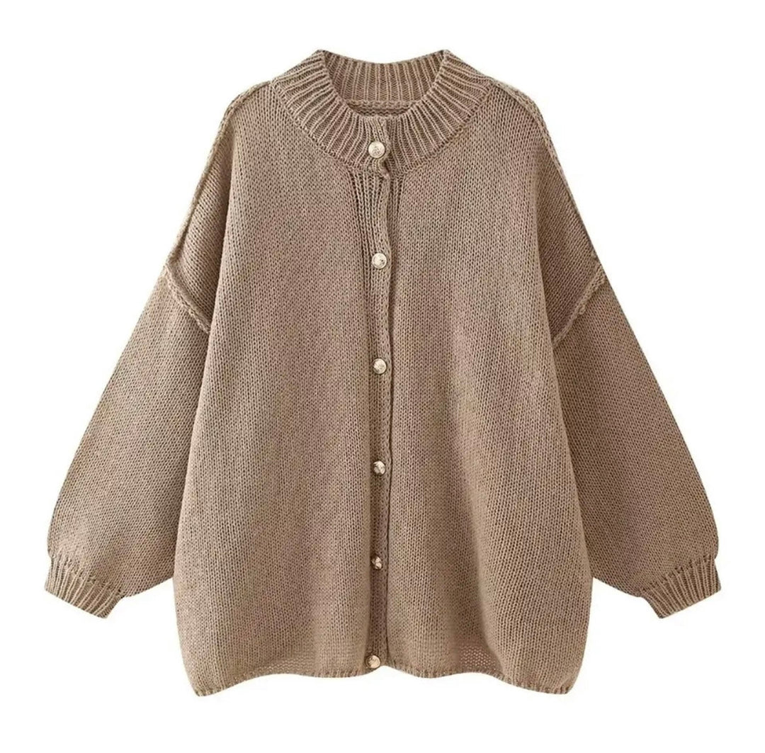 Drune | Cozy oversized knit cardigan sweater