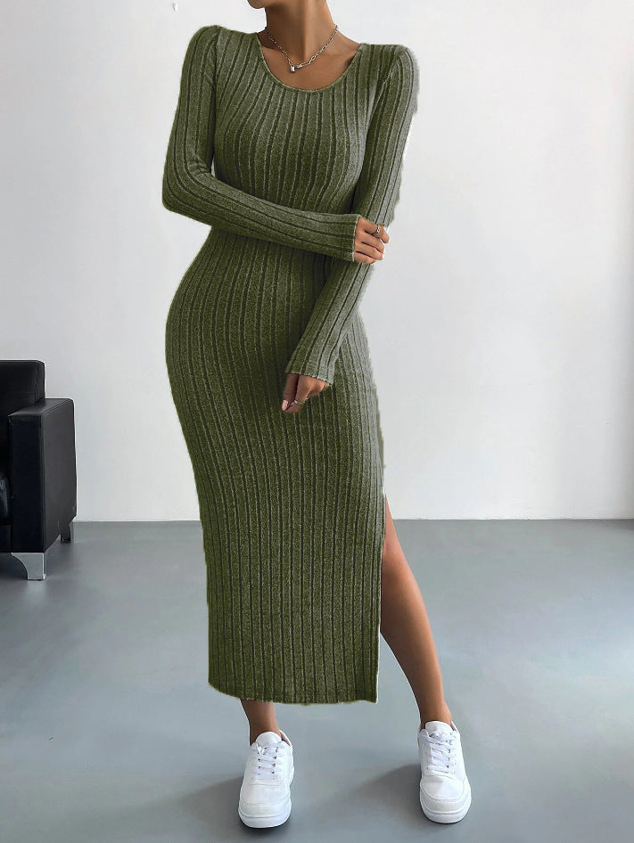 Drune | Gestricktes langes Kleid für Frauen