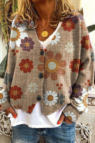 Drune | Bedruckte Boho-Weste im Vintage-Stil