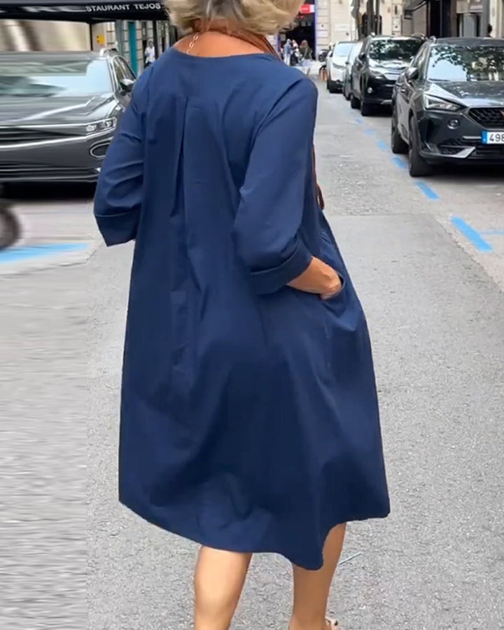 Drune | Nackenkleid mit Taschen