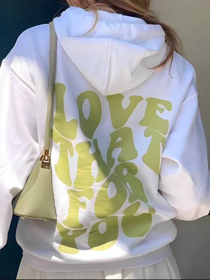 Drune | Gedruckter Baumwoll-Hoodie