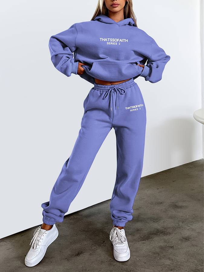 Drune | Zweiteiliges Loungewear Satz mit Print