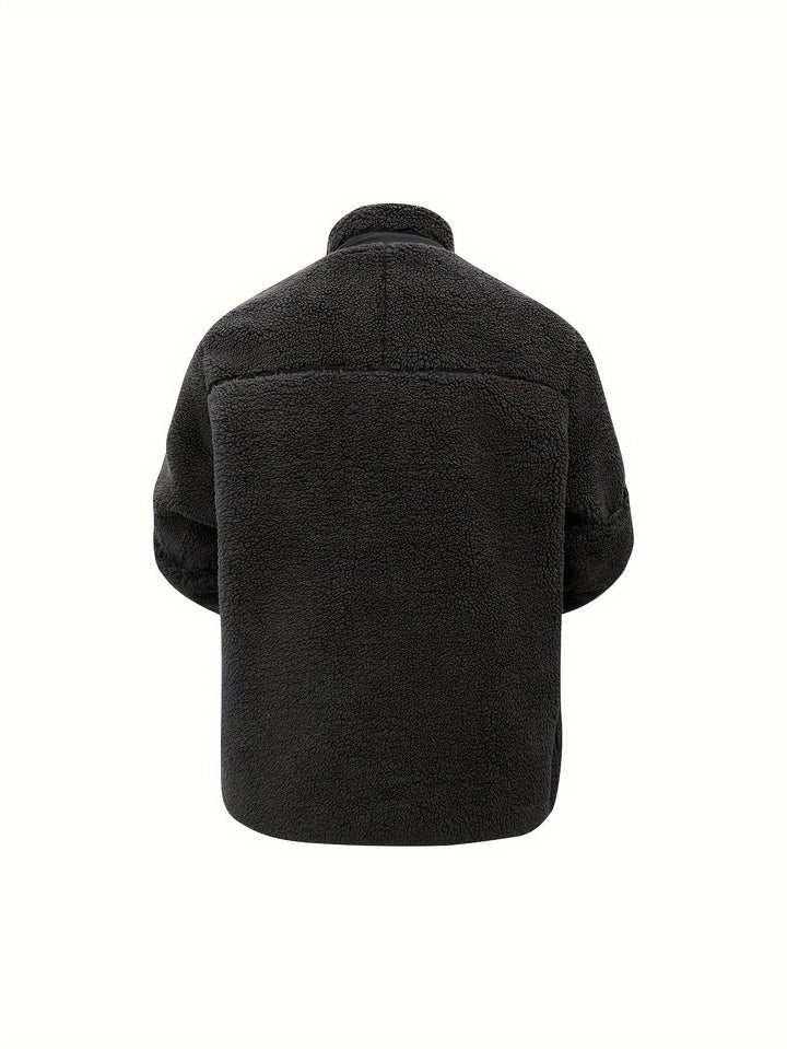 Drune | Hochgeschlossener Winter-Teddyjacke