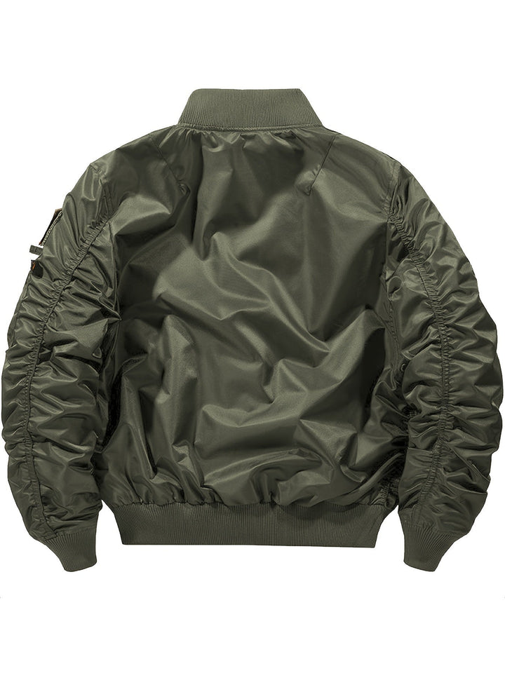 Drune | Bomber Taktische Outdoorjacke Mit Stehkragen Für Herren - Perfekt für Outdoor-Aktivitäten