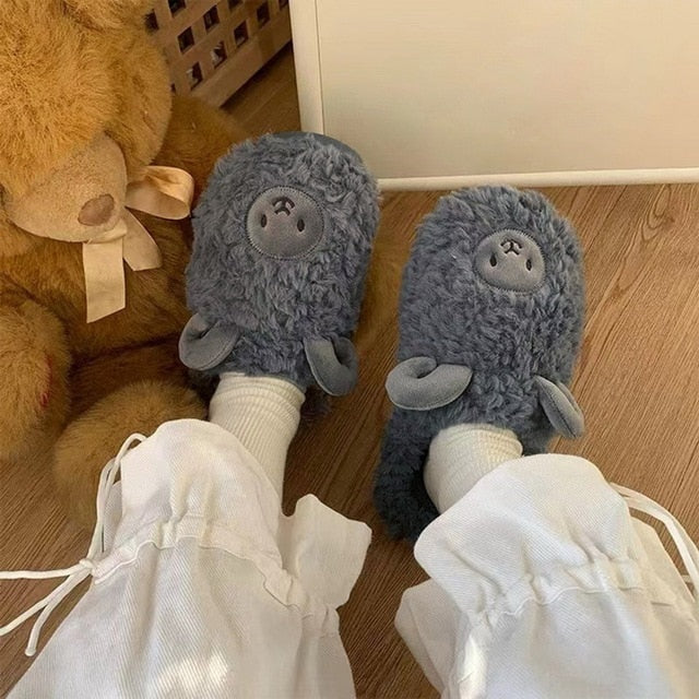 Drune | Bequeme Damen Hausschuhe mit Tiermuster