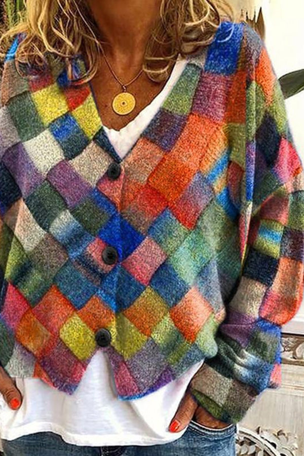 Drune | Bedruckte Boho-Weste im Vintage-Stil