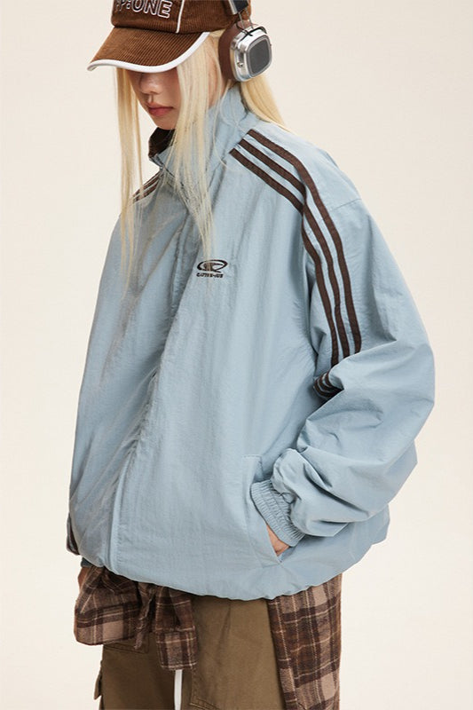 Drune | Stehkragen Farbkombination Jacke