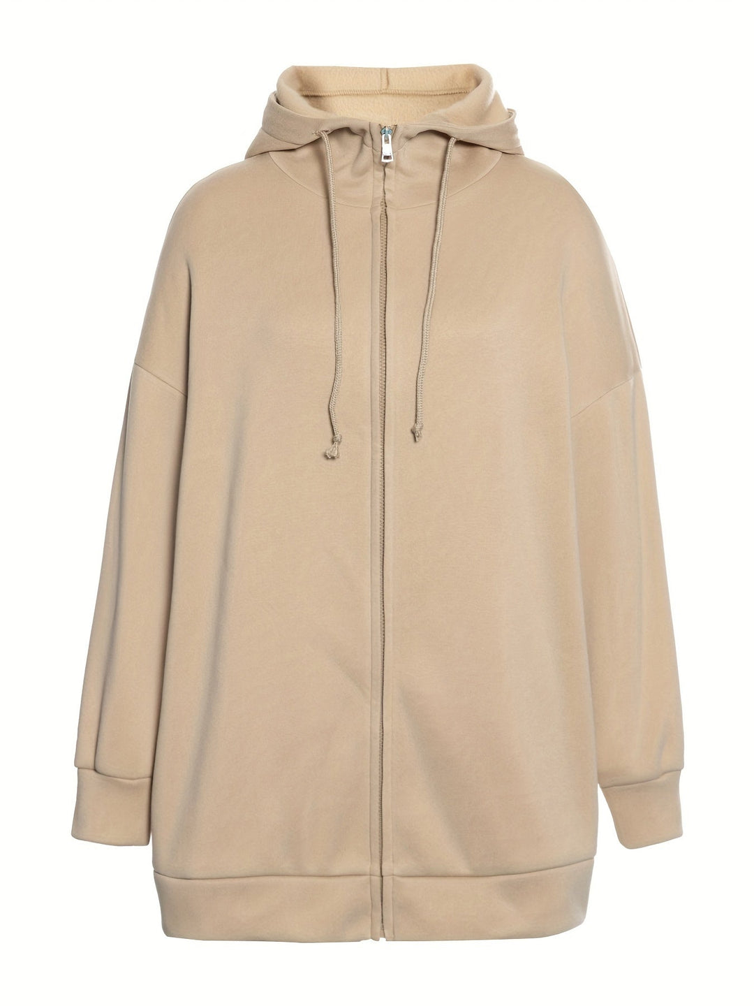 Drune | Comfort - Extrem bequemer langer Zip-Up-Plüsch-Hoodie mit Kapuze für Damen