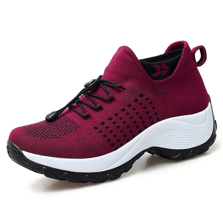 Drune - Atmungsaktive Slip-On-Sportschuhe zum Gehen für Damen | Leichte Slip-On-Wander-Sneaker aus Mesh für Damen
