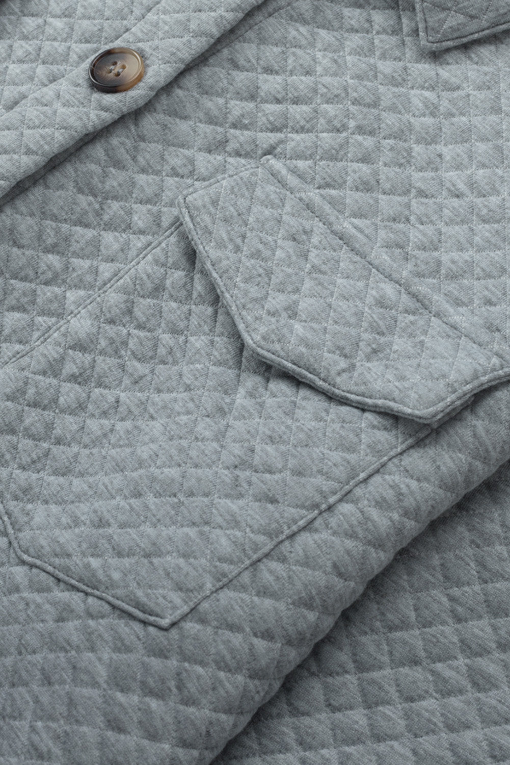 Drune | Leichtgewicht Gesteppte Hemdjacke Polyester Komfort und Stil
