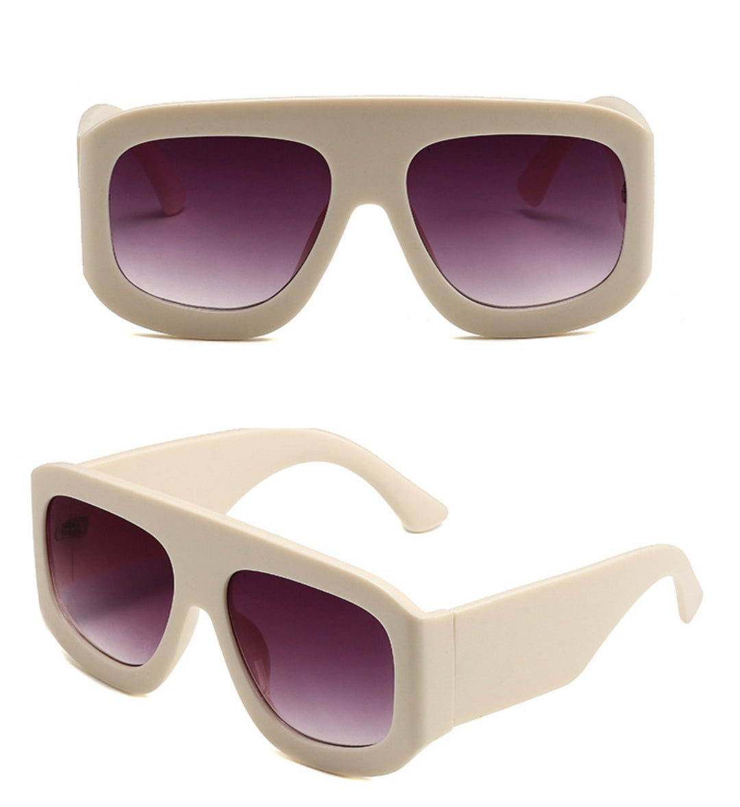 Drune | Große quadratische einfache Sonnenbrille
